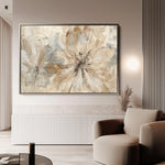 Floral 563 Canvas Art 18" x 24" / 45 x 60 cm / Black