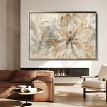 Floral 563 Canvas Art 18" x 24" / 45 x 60 cm / Black