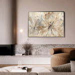 Floral 563 Canvas Art 18" x 24" / 45 x 60 cm / Black