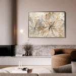 Floral 563 Canvas Art 60 x 40 cm / Black