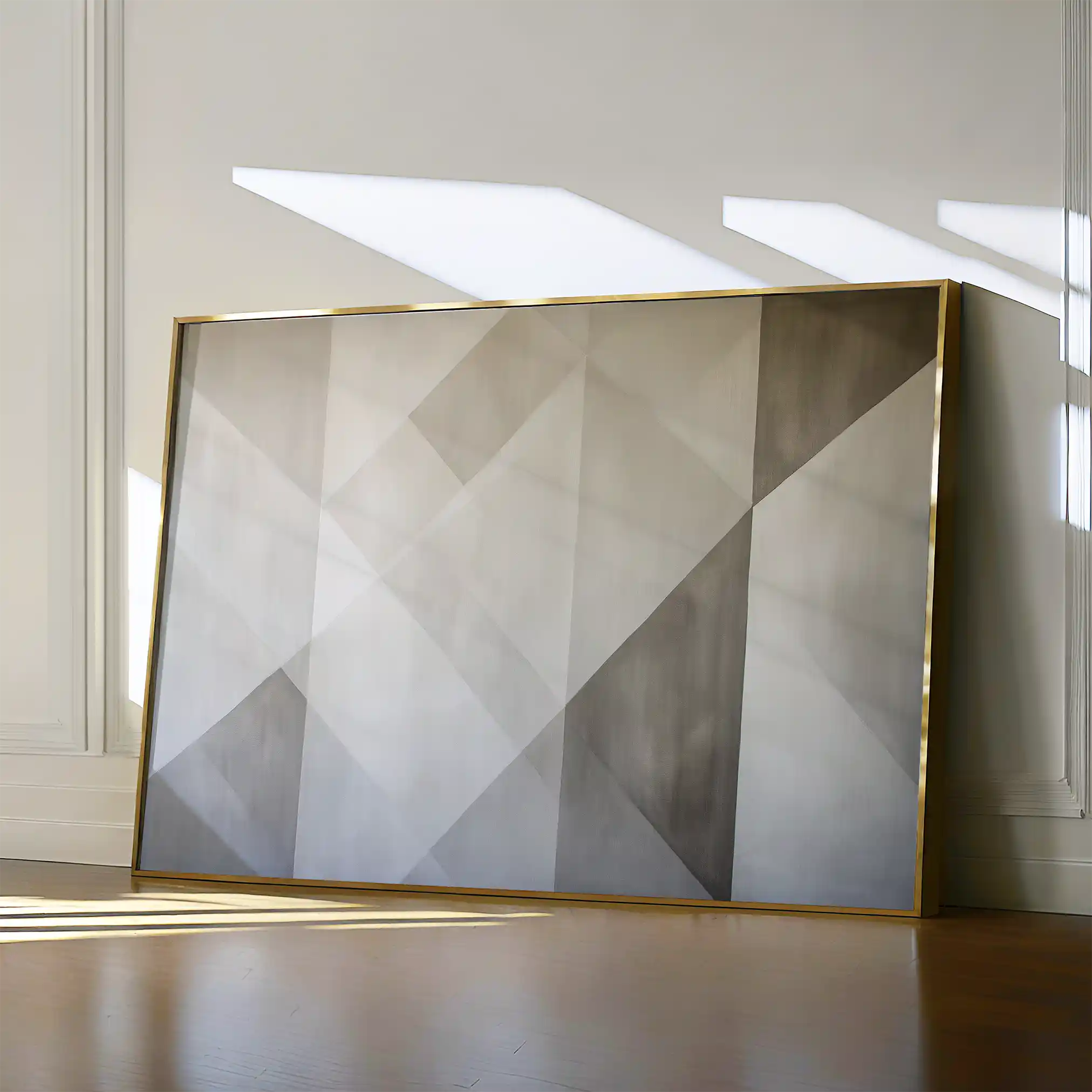 Abstract 564 Canvas Art 18" x 24" / 45 x 60 cm / Black