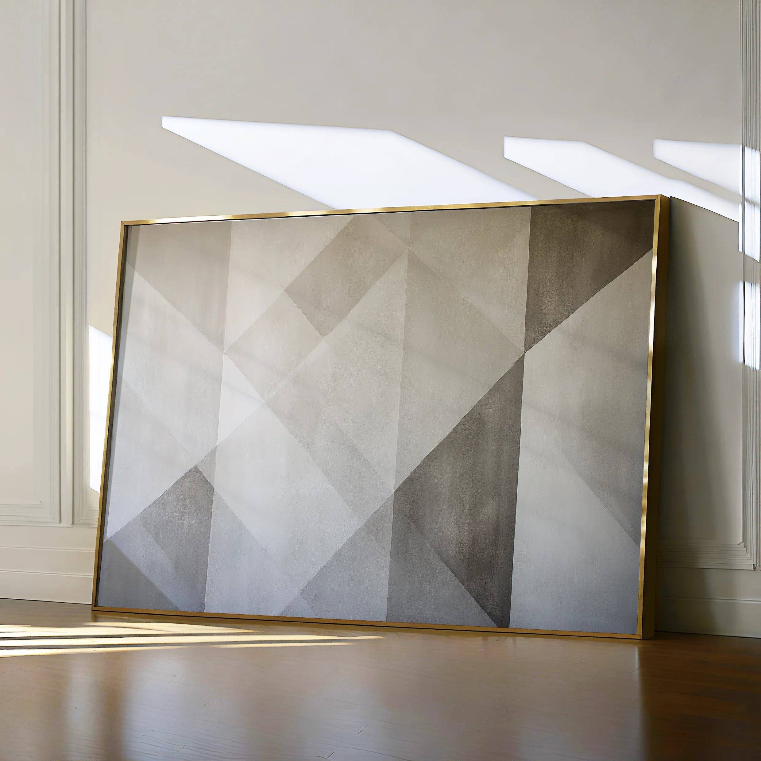 Abstract 564 Canvas Art 18" x 24" / 45 x 60 cm / Black