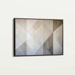 Abstract 564 Canvas Art 18" x 24" / 45 x 60 cm / Black