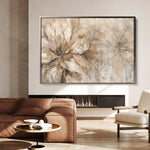 Floral 564 Canvas Art 18" x 24" / 45 x 60 cm / Black
