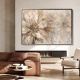 Floral 564 Canvas Art 18" x 24" / 45 x 60 cm / Black