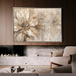 Floral 564 Canvas Art 18" x 24" / 45 x 60 cm / Black
