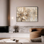 Floral 564 Canvas Art 18" x 24" / 45 x 60 cm / Black