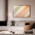 Abstract 565 Canvas Art 18" x 24" / 45 x 60 cm / Black