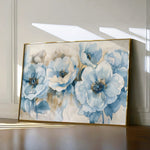 Floral 565 Canvas Art 18" x 24" / 45 x 60 cm / Black
