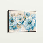 Floral 565 Canvas Art 18" x 24" / 45 x 60 cm / Black