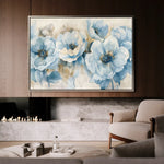 Floral 565 Canvas Art 60 x 40 cm / Black