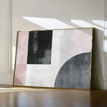 Abstract 566 Canvas Art 18" x 24" / 45 x 60 cm / Black