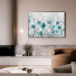 Floral 568 Canvas Art 18" x 24" / 45 x 60 cm / Black
