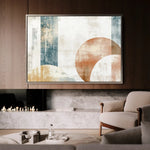 Abstract 569 Canvas Art 60 x 40 cm / Black