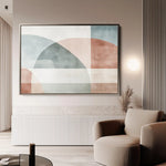 Abstract 571 Canvas Art 18" x 24" / 45 x 60 cm / Black