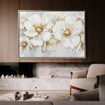 Floral 571 Canvas Art 18" x 24" / 45 x 60 cm / Black