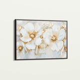 Floral 571 Canvas Art 18" x 24" / 45 x 60 cm / Black
