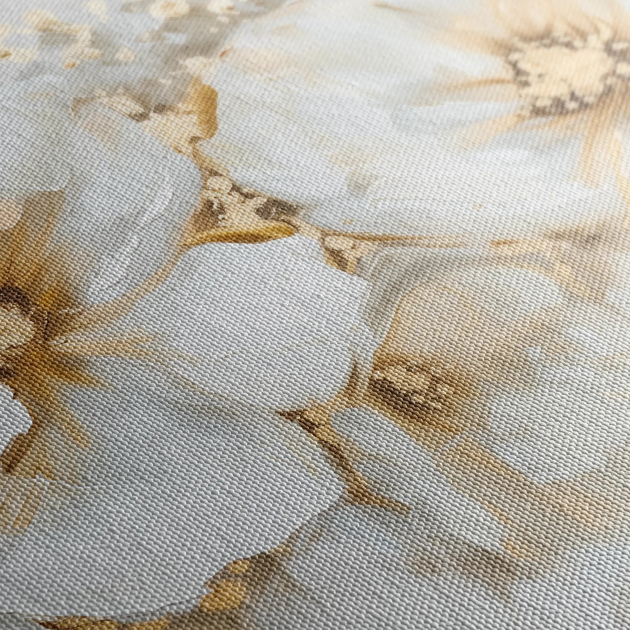 Floral 571 Canvas Art 18" x 24" / 45 x 60 cm / Black