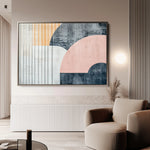 Abstract 572 Canvas Art 18" x 24" / 45 x 60 cm / Black