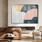 Abstract 572 Canvas Art 18" x 24" / 45 x 60 cm / Black