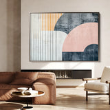 Abstract 572 Canvas Art 18" x 24" / 45 x 60 cm / Black
