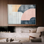 Abstract 572 Canvas Art 18" x 24" / 45 x 60 cm / Black