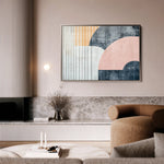 Abstract 572 Canvas Art 18" x 24" / 45 x 60 cm / Black