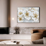 Floral 572 Canvas Art 18" x 24" / 45 x 60 cm / Black
