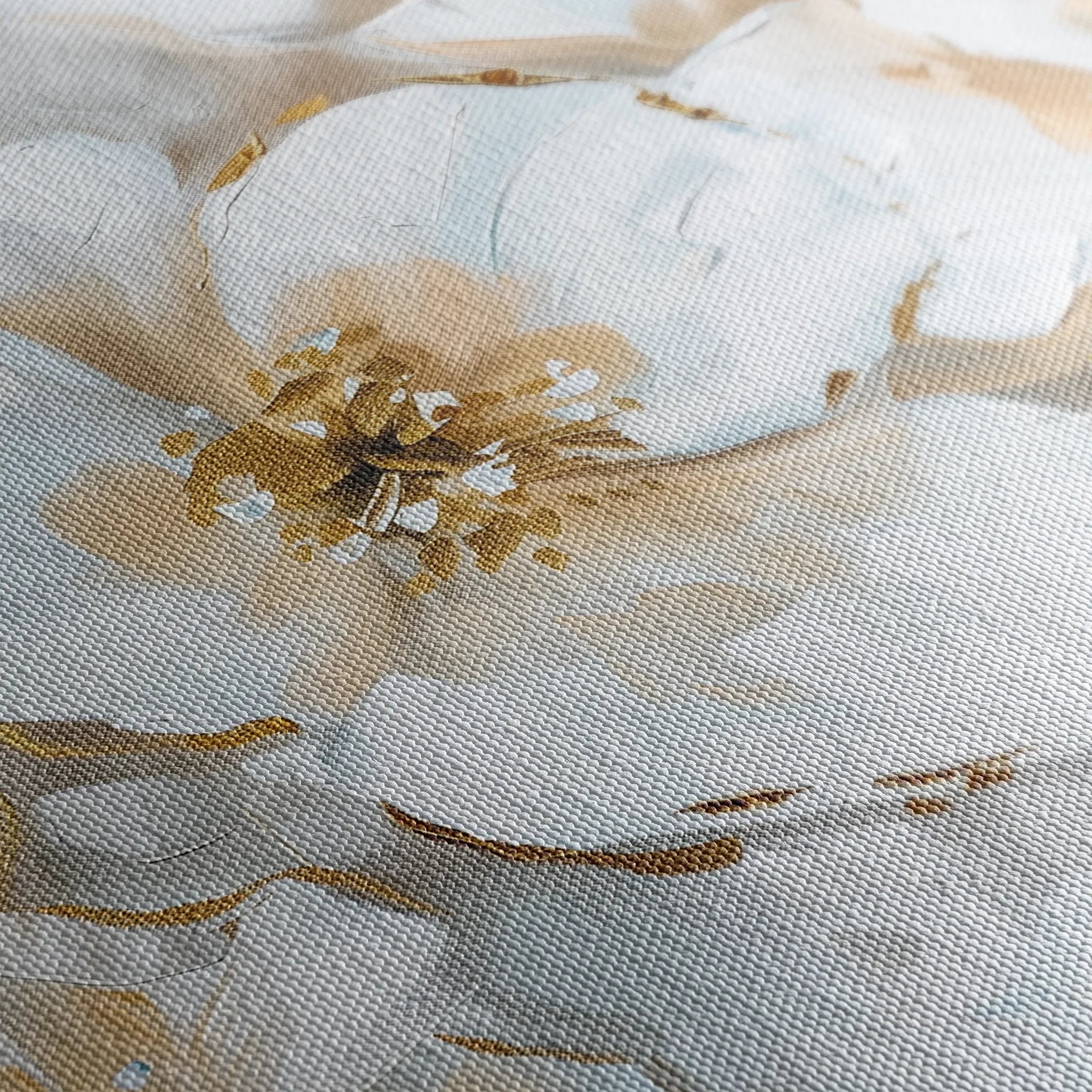 Floral 572 Canvas Art 18" x 24" / 45 x 60 cm / Black