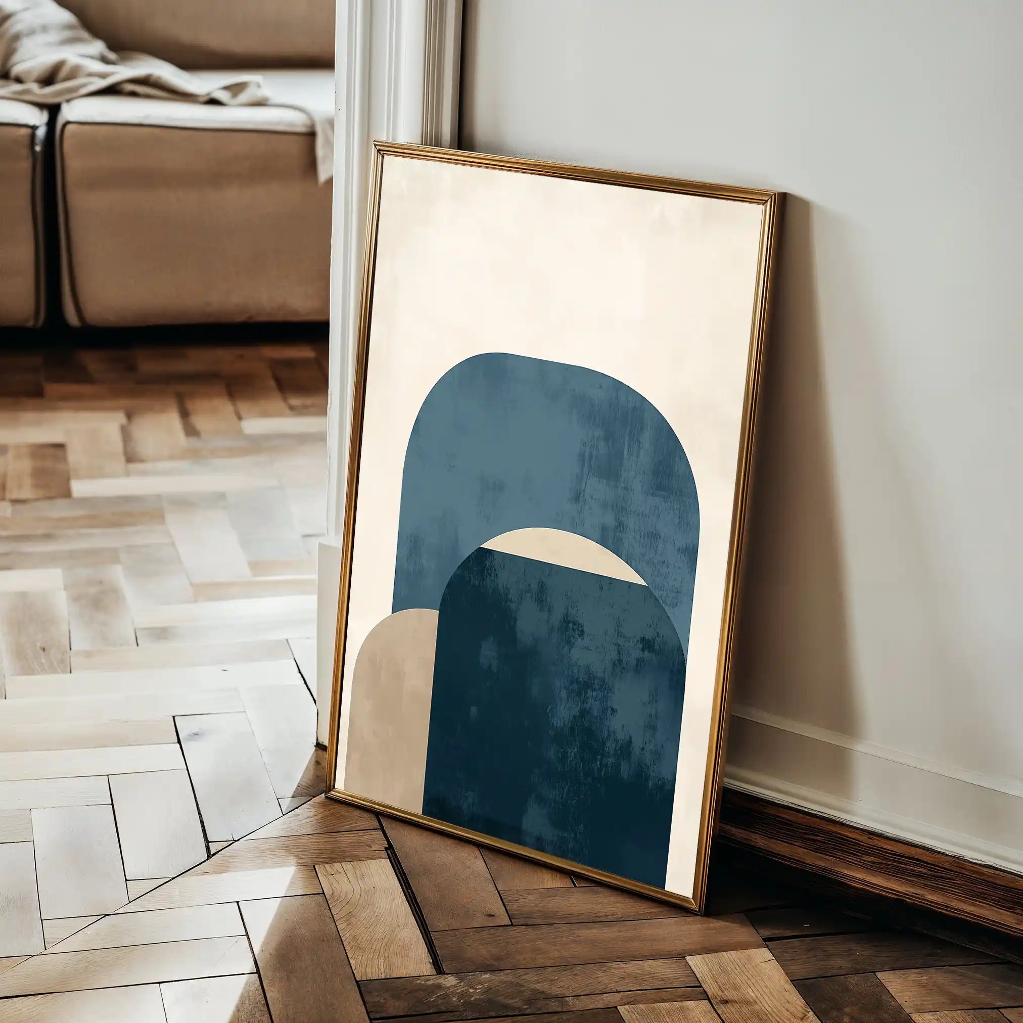 Abstract 575 Canvas Art 60 x 40 cm / Black