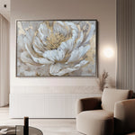 Floral 575 Canvas Art 18" x 24" / 45 x 60 cm / Black