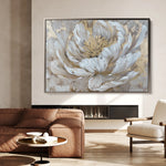 Floral 575 Canvas Art 18" x 24" / 45 x 60 cm / Black