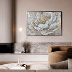 Floral 575 Canvas Art 18" x 24" / 45 x 60 cm / Black