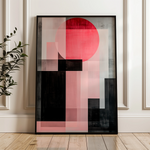 Abstract 576 Canvas Art 18" x 24" / 45 x 60 cm / Black