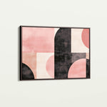 Abstract 577 Canvas Art 18" x 24" / 45 x 60 cm / Black