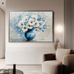 Floral 577 Canvas Art 18" x 24" / 45 x 60 cm / Black