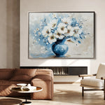 Floral 577 Canvas Art 18" x 24" / 45 x 60 cm / Black