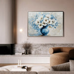Floral 577 Canvas Art 18" x 24" / 45 x 60 cm / Black