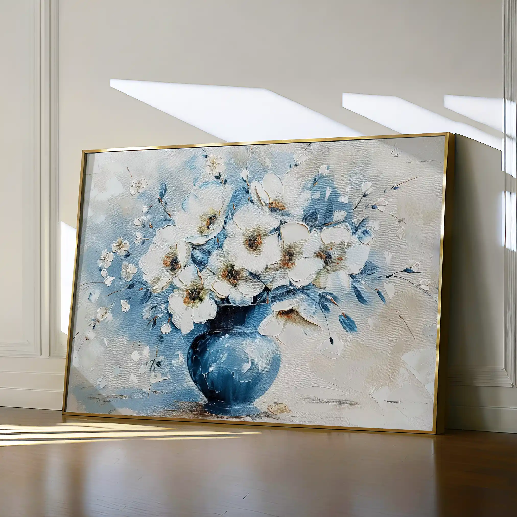 Floral 577 Canvas Art 60 x 40 cm / Black