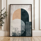 Abstract 578 Canvas Art 18" x 24" / 45 x 60 cm / Black