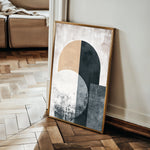 Abstract 578 Canvas Art 18" x 24" / 45 x 60 cm / Black