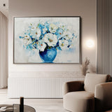 Floral 578 Canvas Art 18" x 24" / 45 x 60 cm / Black