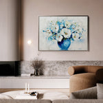 Floral 578 Canvas Art 18" x 24" / 45 x 60 cm / Black