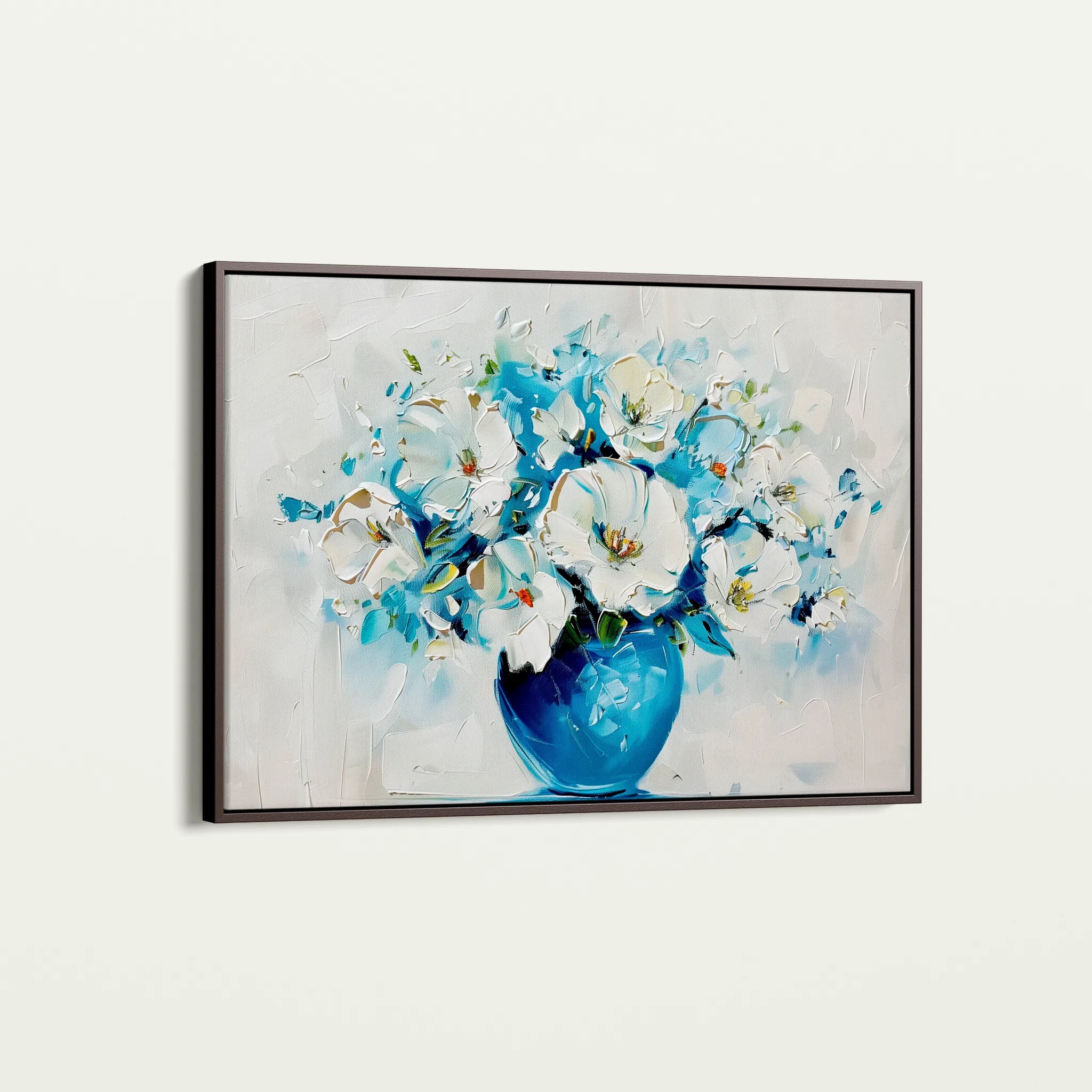 Floral 578 Canvas Art 18" x 24" / 45 x 60 cm / Black