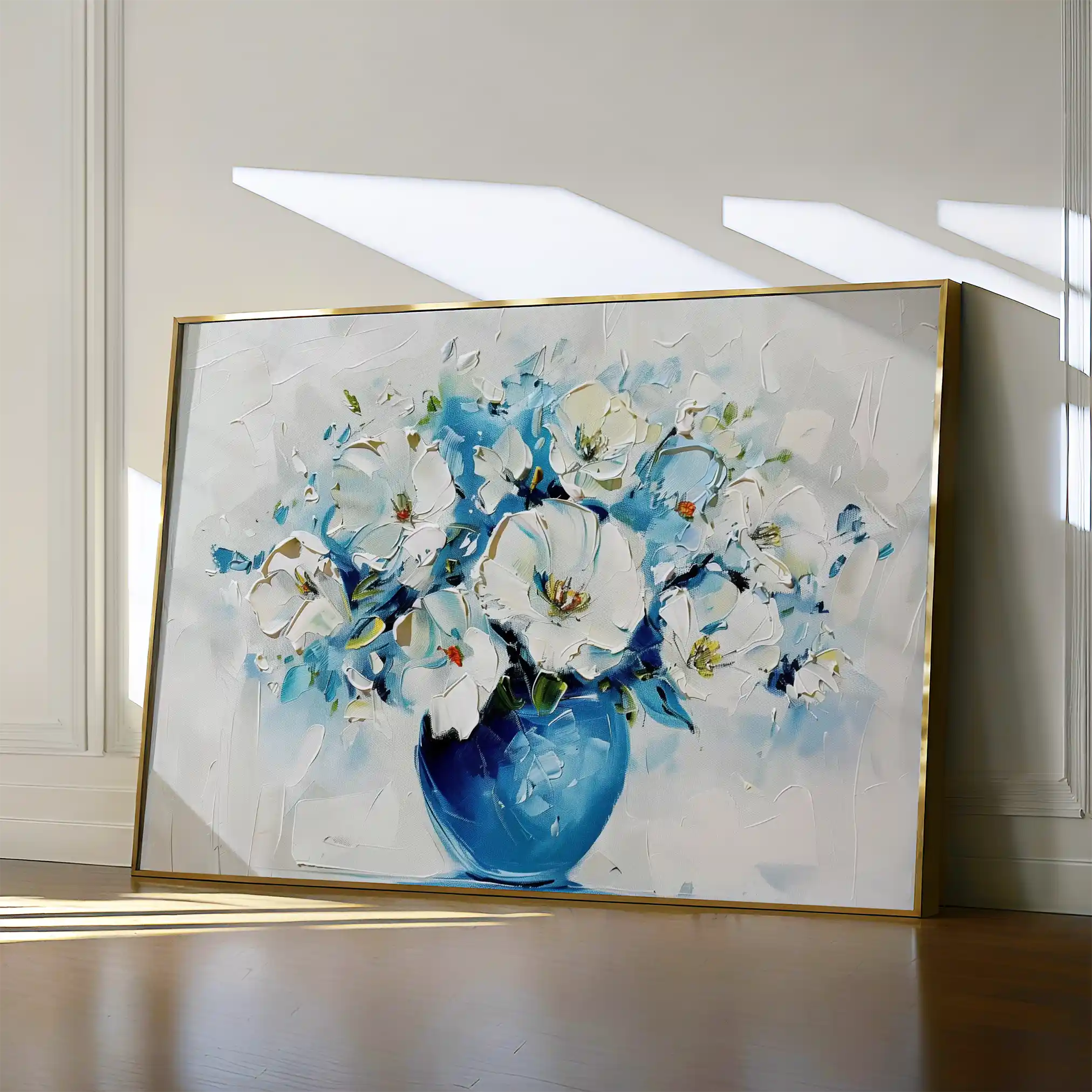 Floral 578 Canvas Art 60 x 40 cm / Black