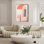 Abstract 579 Canvas Art 18" x 24" / 45 x 60 cm / Black