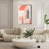Abstract 579 Canvas Art 18" x 24" / 45 x 60 cm / Black