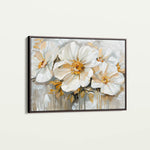 Floral 579 Canvas Art 18" x 24" / 45 x 60 cm / Black