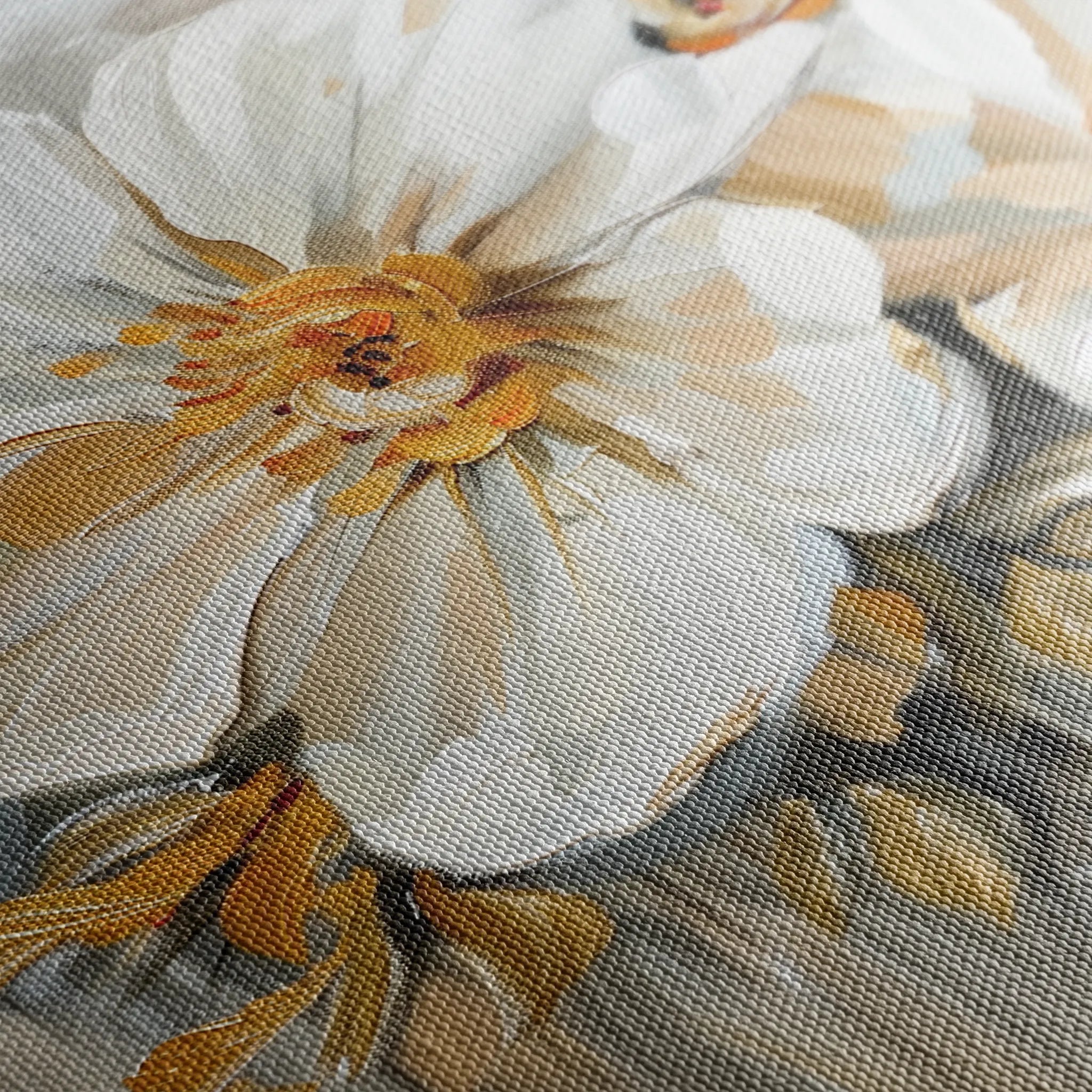 Floral 579 Canvas Art 18" x 24" / 45 x 60 cm / Black