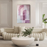 Abstract 580 Canvas Art 18" x 24" / 45 x 60 cm / Black